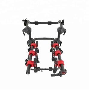 Kin4x4 Hot Sale Foldable Removable Aluminum Bicycle Car Rear Rack for 3 Bikes