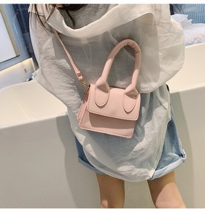 Korea Style Kids Girl Solid Pu Leather Handbag Fashion Girl Mini Bag Cross Body  Bags Children Candy Color Messenger Bag