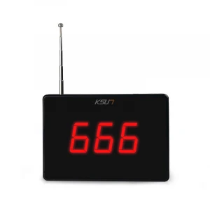 KSUN Q-12 Wireless Queue Paging System Waiter Calling System Pager Table Caller DIY Custom Logo Commercial Reminder Table Number