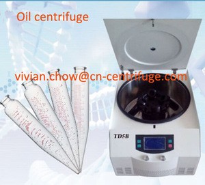 Lab or laboratory crude oil centrifuge, oil centrifuge, oil and liquid separating centrifuge