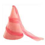 Ladys Triangle Polyester Party Hat with Sash Decorated