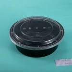 Large-capacity fast food plastic packaging boxes accept custom orders for lunch boxes