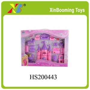 Latest plastic doll house villa toy,castle and furniture toy,my lovely house toy