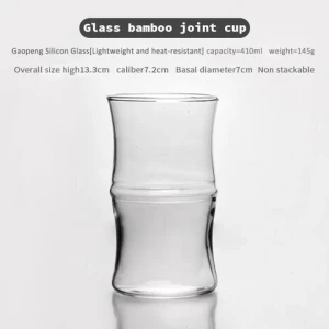latte coffee milk cup Milkshake yogurt clear High Temperature Resistant Glass Water Cup