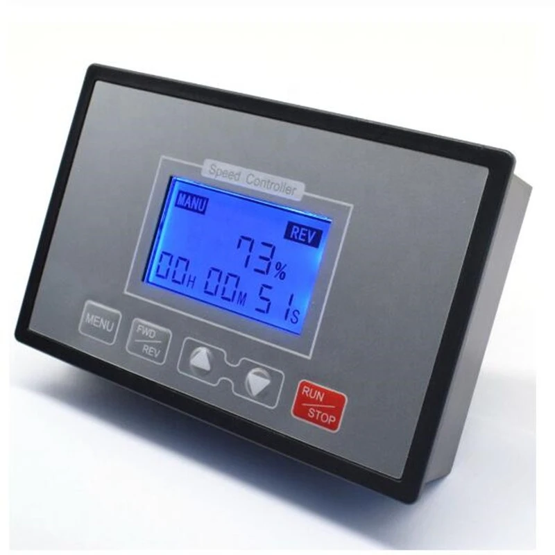 LCD Smart Digital Display 0~100% adjustable 60A PWM DC Motor Speed Controller Timing Reversible Remote control 12V 24V 36V 48V