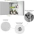 Import LED Lighted Bathroom Wall Cabinet with Mirror, 30 X 26 Inch Illuminated Double Doors and Storage Shelves, Surface Mount, Touch Button, Cold White Lights, A51 from China