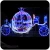 Import LED lighted cinderella carriage wedding decoration from China