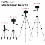 Lightweight Camera Tripod Phone Stand Holder Portable Desktop Mobile Phone Tripod For iPhone Canon Sony Nikon Video Camera Para