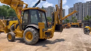 Loader original CAT420Fh wheel loader multi-functional backhoe second-hand loader CAT420F at low price