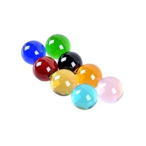 LONGWIN 40mm k9 Crystal Solid Ball Glass Sphere Gemstones for Kids Vase Fillers Fish Tank Decorations