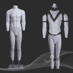 Loutoff display realistic stand base moving invisible adjustable tailor girl male female ghost mannequin