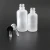 Import Low MOQ Wholesale 100ml Clear Frosted Glass Dropper Essential Oil Bottle with Rubber Dropper from China