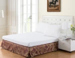 Luxury Decorative Bed Skirt, Quilted Bed Skirts,Hotel Bed Skirt For Hotel Design