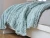 Import luxury hand made 100% acrylic iceland wool cotton chunky cable knit bedding bedspread sofa  throw blanket from China