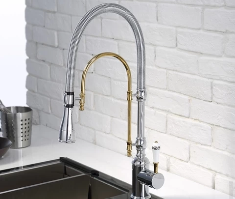 Luxury Modern Brass Kitchen Sink Faucet Mixer basin faucet