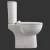 Import Luxury Modern Ceramic Sanitaryware Suppliers With Seat Covers Wc Brand Toilet Bowl two piece toilet seats from China