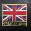 Machine Made Assorted Colors Custom UK Flag Embroidery Patch
