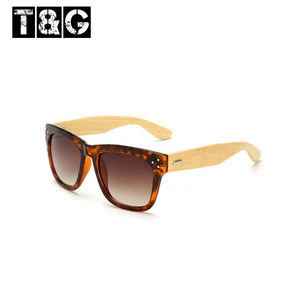 Made in China wood bamboo frame sunglasses pc frame eyewear