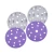 Import Manufacture 6inch 15holes purple ceramic hook and loop sand paper abrasive sanding discs for polishing abrasive tools from China