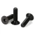 Import Manufacturer Black Oxide Grade 10.9 Hexagon Socket Countersunk Head Bolt DIN7991 from China