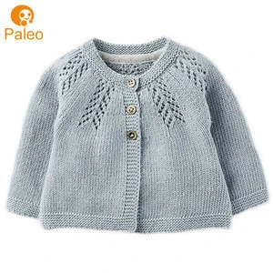 Manufacturer custom latest cotton knitting children kids sweaters for girl