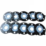 Manufacturers supply corrosion resistant and high temperature resistant EPDM+PTFE composite flange gasket