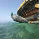 Marine supplies ship launching landing lifting airbags