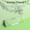 MATHEW TECH HW61 Wireless 60% Mechanical Gaming Keyboard Green Black Red Brown switch 3Mode RGB Backlit Hot Swappable