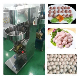 Meatball Rolling And Making Machine / Meat Ball Type and Automatic Grade Fishballs Maker