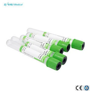 Medical Disposable Plastic/Glass Blood Collection Tube