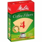 Melitta Natural Brown Basket Coffee Filter, #4