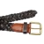 Import Mens Belt Hand Knitted Genuine Leather Belt from China