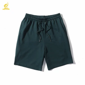 Mens workout custom logo shorts sweat cotton shorts