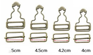 metal adjustable strap overalls clip buckle for suspender