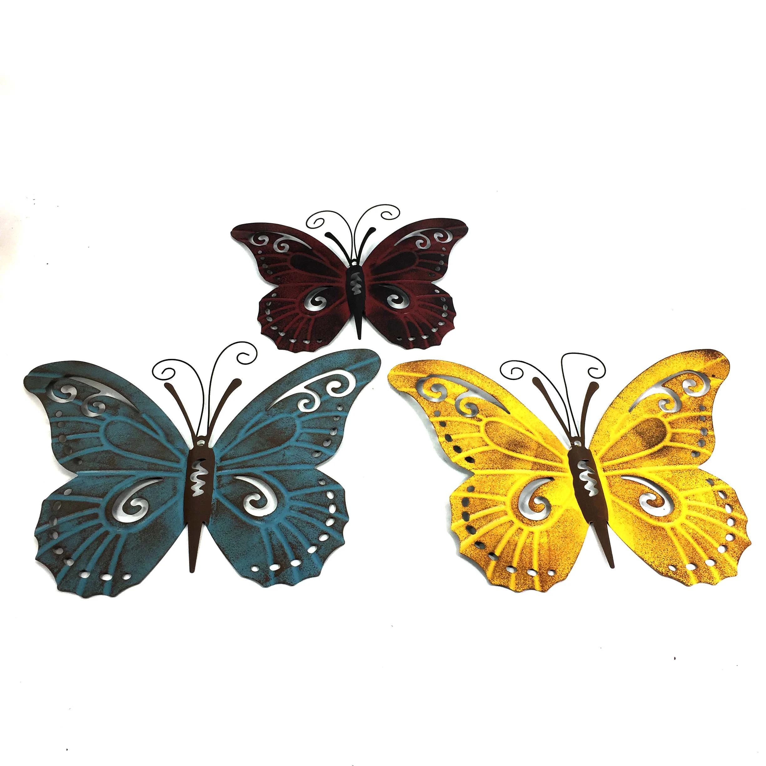 Metal Butterfly Wall Art Home Decoration