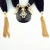 Import Metal Chain Tassel Exaggerated Accessories Source Factory Direct Sales Jewelry Scarf Necklace Ethnic Religious Scarf Decoration from China
