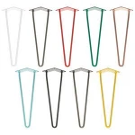 Metal Steel Cheap Furniture Coffee Dining Table Hairpin Leg