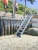 Import Metallic Ladders 18&#39; Removable Aluminum Stairways Detachable Handrails On Both Sides With Mounting Bracket from USA
