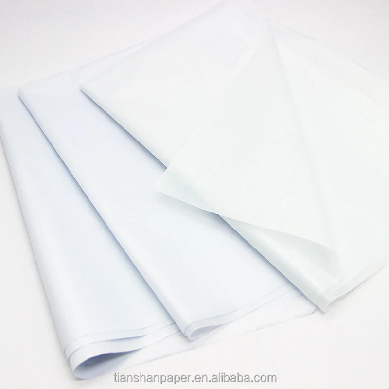 MF white bworn tissue paper