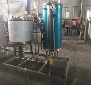 Milk Pasteurizer With Finished goods Tank