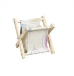 mini wooden magazine rack good for table display