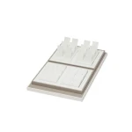 Minimalist style PU leather bracelet display tray necklace display rack jewelry set tray