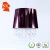 Import Mirror PVC cover with hanging acrylic beads purple pendant light shade from China