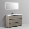 Modern 48 inch MDF Hotel Commercial Washroom bath vanity cabinet bathroom furniture