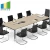 Import Modern Commercial Furniture MFC Melamine Wooden Office Conference Table for Boardroom from China