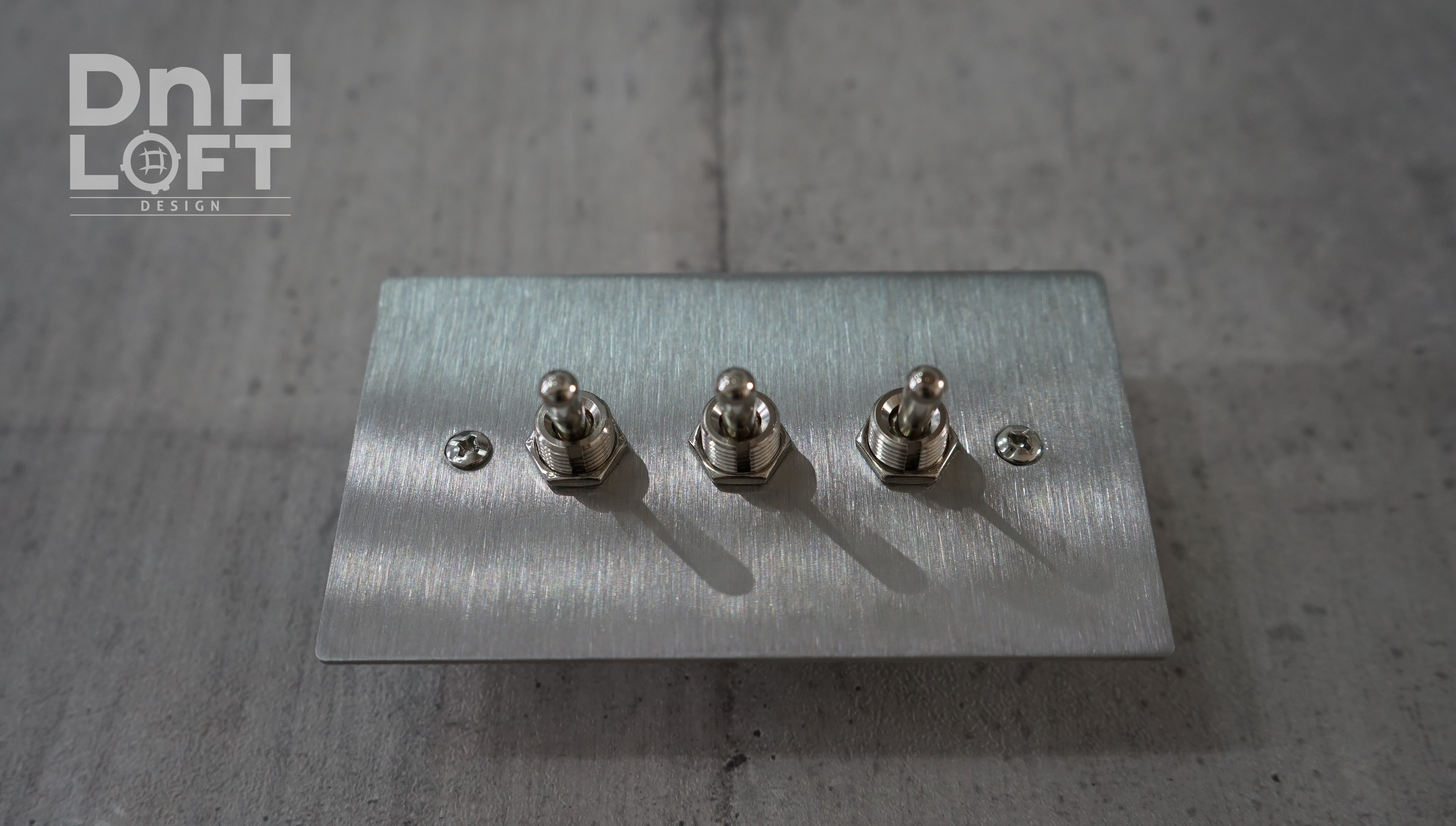 Buy Modern Cover Retro Vintage Toggle Switch 2 Gang Antique Wall Switch ...