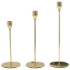 Modern Gold Long Stem Metal Candle Holder  Tall Wedding  Centerpiece Home Party  Decoration