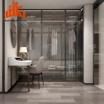 Modern Italy bedroom wardrobe with closet wooden wardrobe