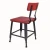 Import Modern outdoor retro cast iron steel frame restaurant with backrest coffee garden chair from China