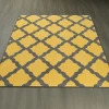 Modern Printed Area Rug Gel Foam Backing Anti Slip Jackson Carpet And Rugs For Living Room Dining Room
